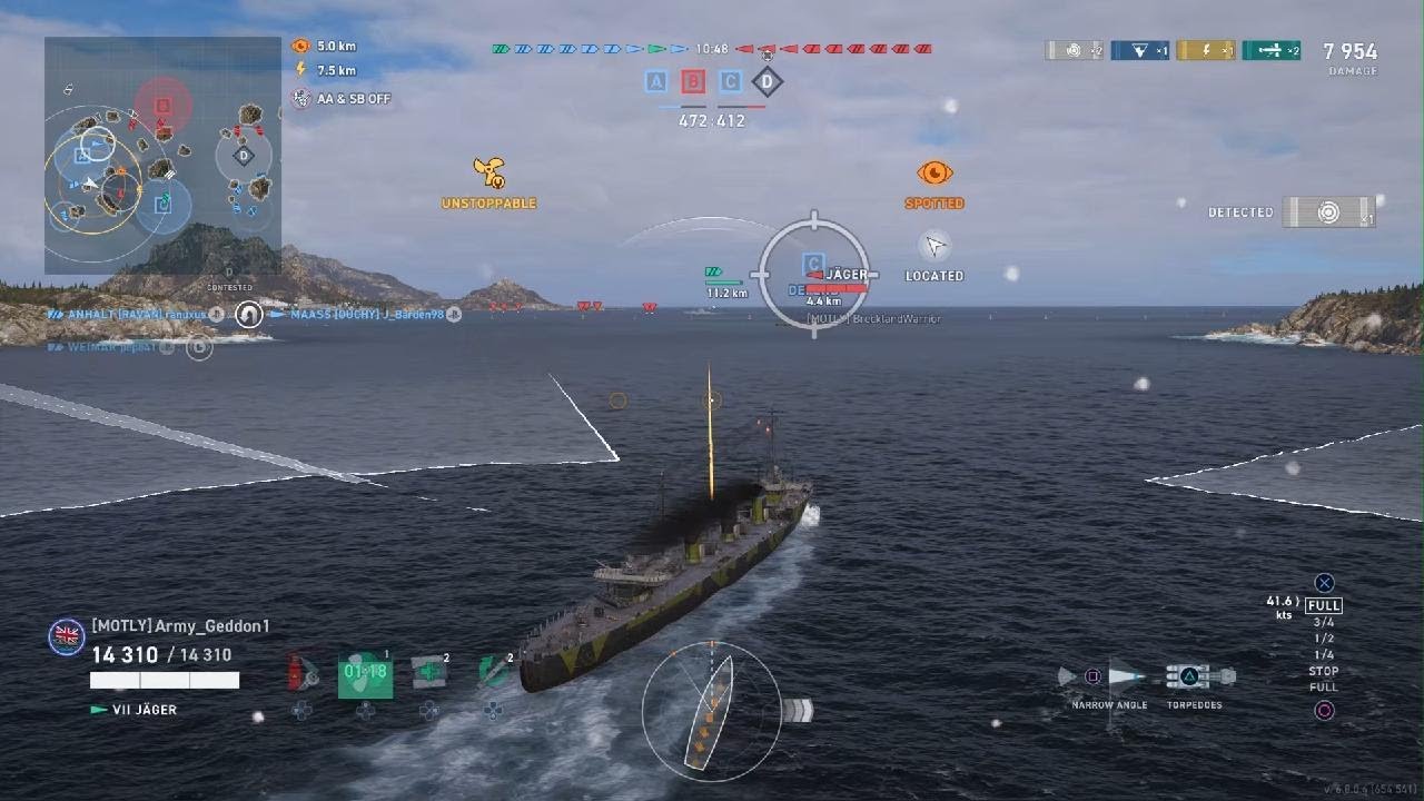 World of Warships: Legends Division count ins