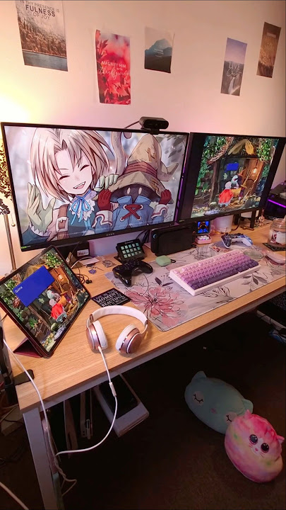 Final Fantasy 9 Vivi | Cozy Desk Setup #finalfantasy #shorts #bts