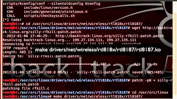 Backtrack 5 R1 - Patching Bug #158 Alfa AWUS036H Unknown 132 error