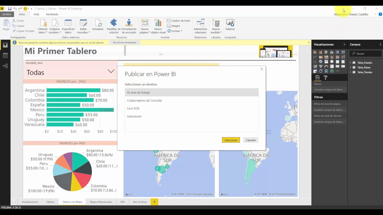 Publica tu informe de Power BI Desktop a Power BI Online en Office 365 ...