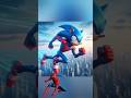 عندما يتحول الأبطال الخارقون إلى نسخة من سونيك Superheroes Become Sonic Fusion Dc 