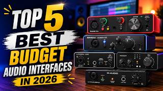 Top 5 Best budget audio interfaces 2026