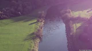 Brockweir Bridge via drone, opened 1908!