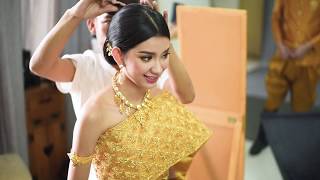 Khmer Traditional Dress shooting behind the scenes
