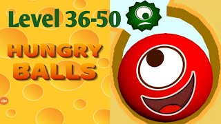 Hungry Balls Gameplay All Level 36-50 By Chloe Bagins Android IoS Gameplays & Walkthroughs 