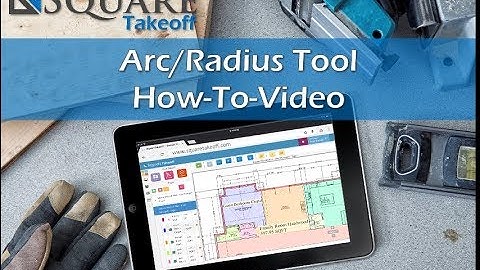 How To Use Arc / Radius Tool in the Takeoff and Estimating Software