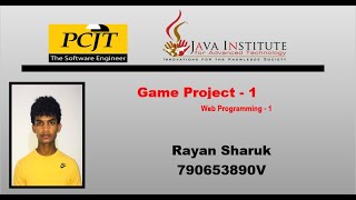JavaScript 2D Game Development | RAYAN SHARUK