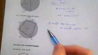 Famous 10 4 Inscribed Angles Part 2 Wealth
