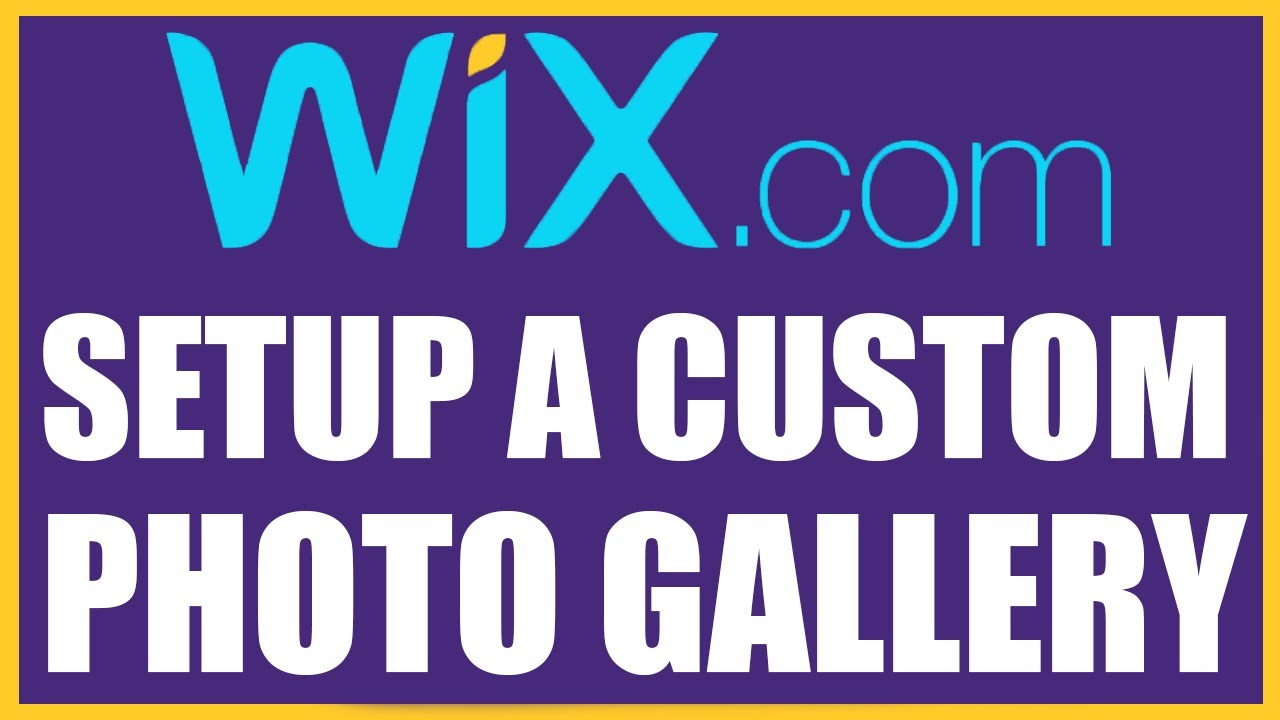Wix Gallery Tutorial How To Add A Custom Photo Gallery To Your Wix 