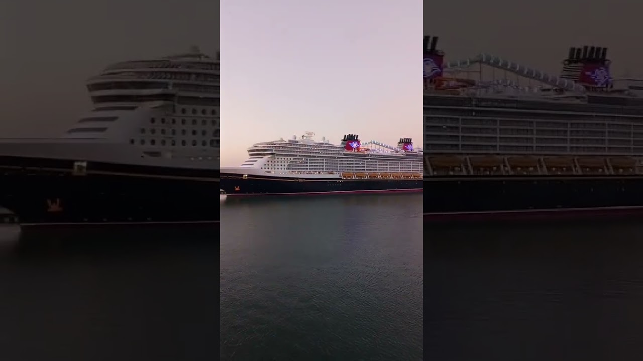 Disney Cruiseship sa Port #yt #ytshorts #ytsubscribers