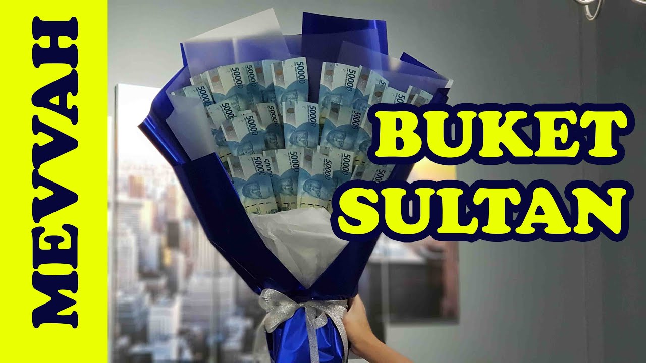 CARA MEMBUAT BUKET UANG | TUTORIAL MONEY BOUQUET 