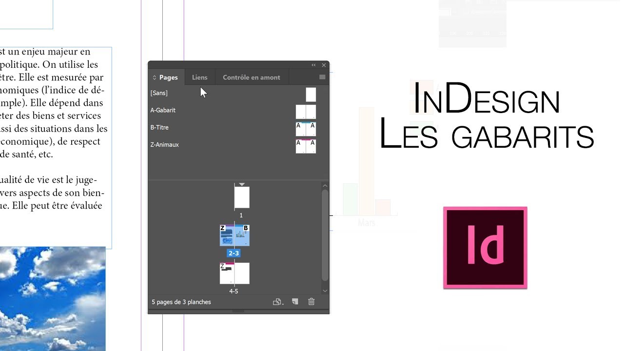 InDesign : Les Gabarits - YouTube