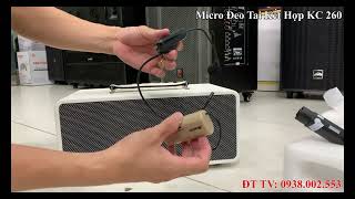 Loa KCBox KC260 kết hợp Micro Đeo Tai Làm Loa Trợ Giảng tiện dụng - nhỏ gọn