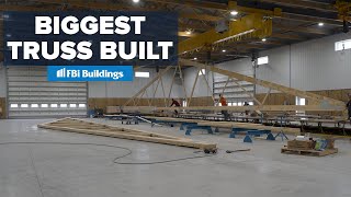Unveiling the Colossal 106’ Truss: The Biggest Ever Built!
