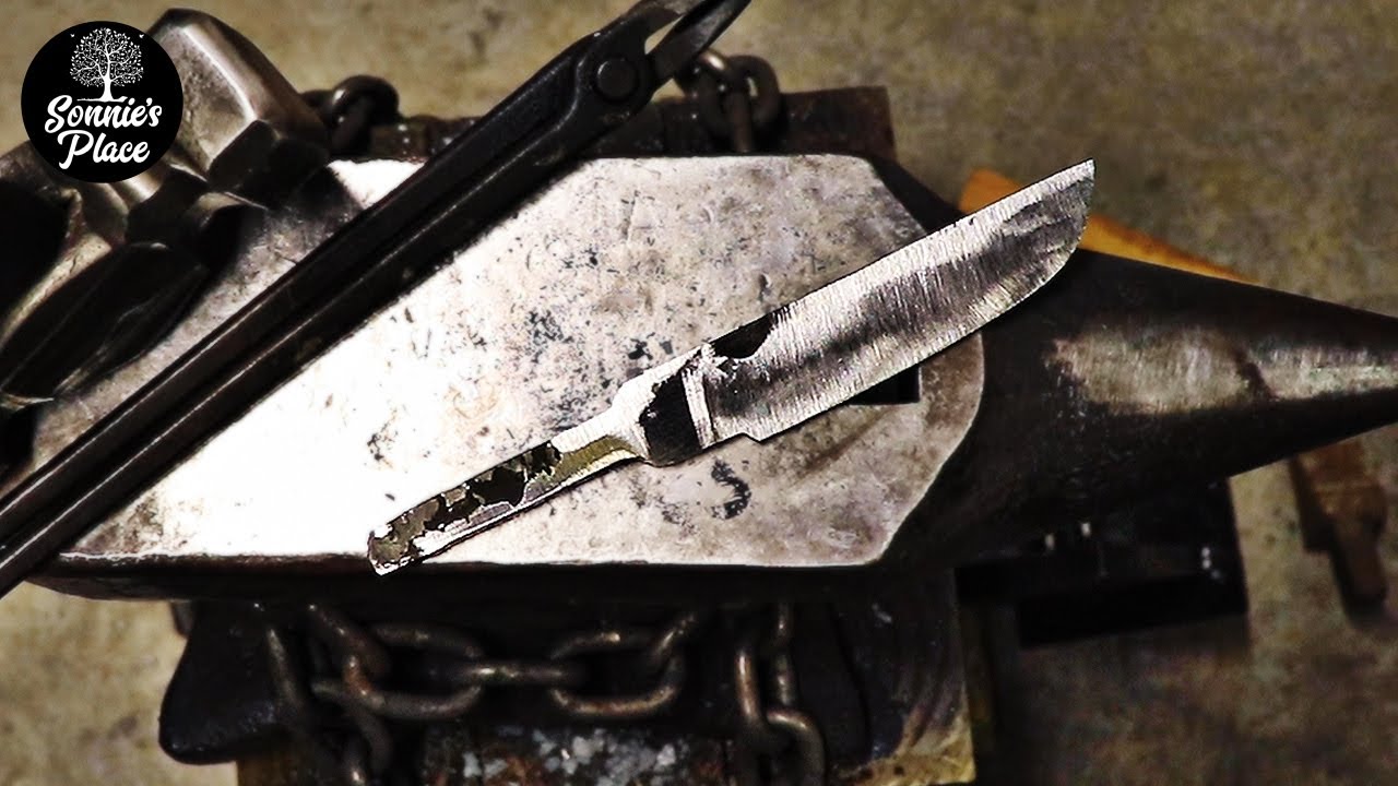Knifemaking: How to Hand Forge A Blade - YouTube