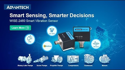 WISE-2460: Smart Vibration Sensor, Advantech (EN)