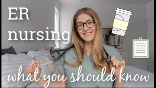 ER NURSING \/\/ what to expect