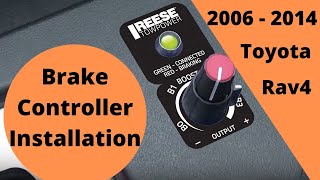 Reese Compact IQ trailer brake controller installation in a 2008 - 2012 Toyota RAV4