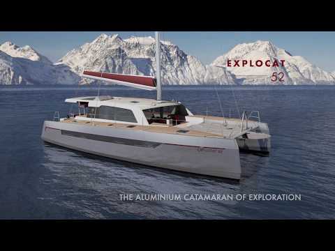 Garcia Yachts - Aluminium catamaran Explocat 52 - Time Lapse  Part 1