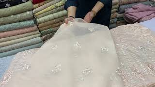 #Sanafabrics_puresilk Khadi Silk Net Soft Fabric Rs6500 For more Details what’s App 00923366666216 screenshot 1