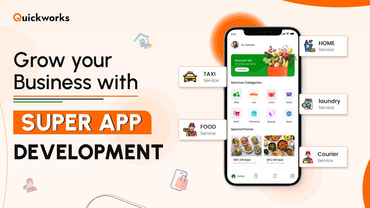 Grow Your Business with a Super App like Go-jek l Quicksuite l Quickworks l App Solution