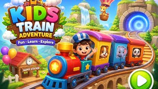 Magic Kids Train Adventure – Fun Ride &amp; Learning Game for Little Explorers 🚂🎮