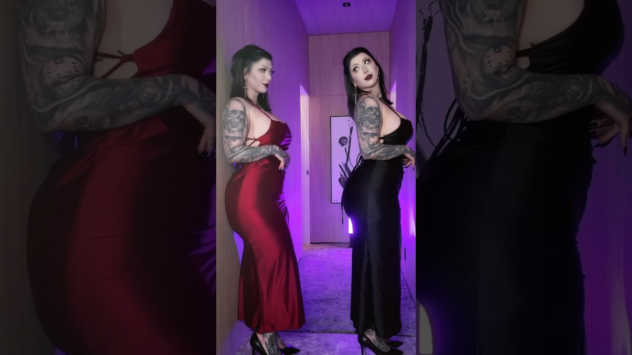 Which dress is better…🥀 or 🖤???