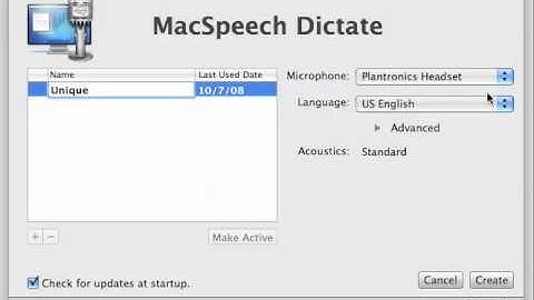 MacSpeech Dictate: How to Create a Profile