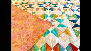 Making Big Quilts in a Small Space  - 84"x84" on the Cutie Frame, start to finish!