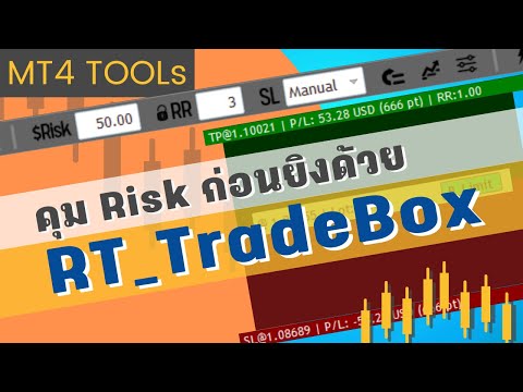 RT TradeBox : ไม้นี้จะขาดทุนเท่าไร? ยิงทุก Order แบบคุมความเสี่ยง |  Free MT4 Forex EA Tool