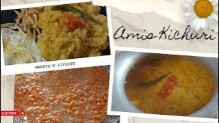 Moosur Dal er Amis Kichuri (with onion) | Kolkata Rainy Days Edition | Mahuya's Lifestyle