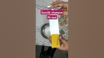Sunsilk shampoo ph level test #youtube #shorts #viralshorts #shampoo#youtubeshorts #phlevel