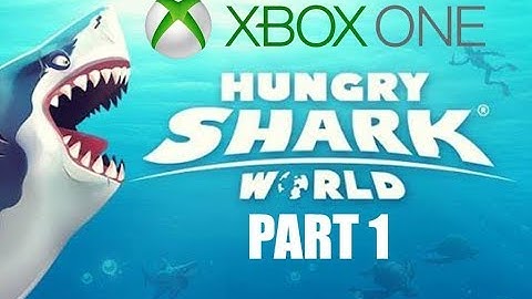 Hungry Shark World Gameplay Walkthrough Part 1 - FIRST SHARK! (Lets Play Commentary)
