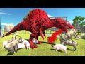 DEMON SPINOSAURUS A FIELD TRIP TO THE ZOO - Animal Revolt Battle Simulator