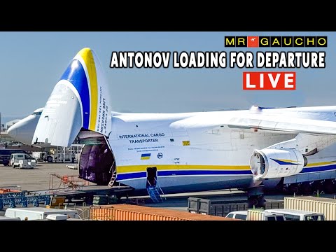 馃敶 LAX LIVE | ANTONOV 124 LOADING FOR DEPARTURE | AIRPORT LIVE | Sept. 29th 2025