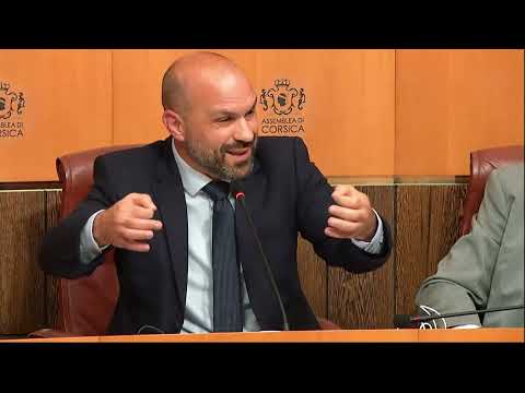 Image du reportage Discussions avec le Gouvernement sur l'évolution institutionnelle de la Corse - Romain Colonna (Fà Populu Inseme - Assemblea)
