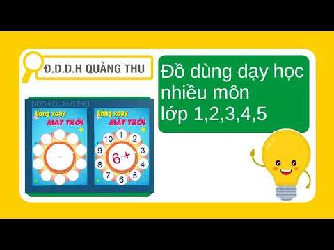 Làm đồ dùng dạy học lớp 4 | Đồ dùng dạy học Vòng xoay Mặt trời | Teaching aids | शिक्षण में मददगार सामग्री | 教具