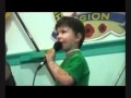 Kid sings beatles then things go crazy