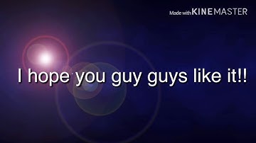 My new intro be outro!!!