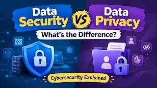 Data Security vs Data Privacy What's the Difference  Cybersecurity Explained