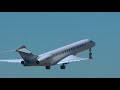 Bombardier Global 7500 N919FG takeoff from KHWD