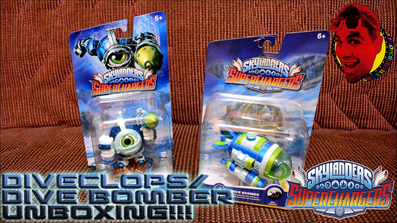 Skylanders SuperChargers DIVECLOPS/DIVE BOMBER! {UNBOXING+REVIEW