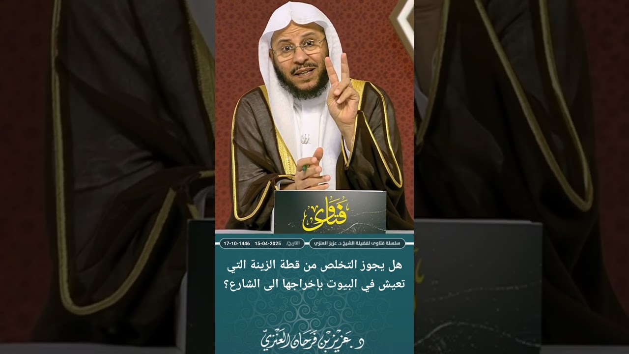 هل يجوز التخلص من قطة الزينة التي تعيش في البيوت بإخراجها الى الشارع؟ عزيز فرحان العنزي