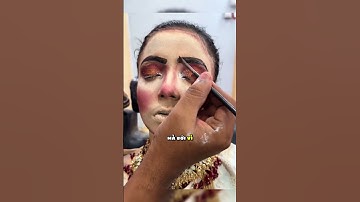 Bí mật cách cô dâu ấn độ trang điểm 😲