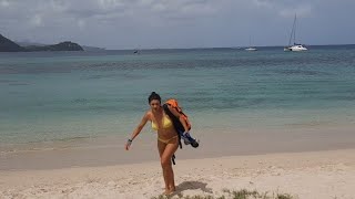 Solo sailor female Martinique - St. Lucia. First aproach and caribbean island life