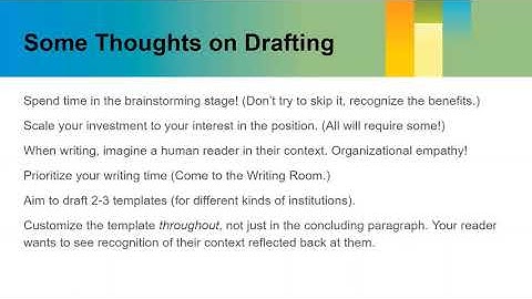 Online Resource: Teaching Statements (Part 3)