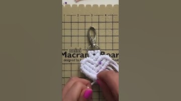 Macrame keychain #macrame #keychain #diy #macramekeychain #craft #diycrafts #handmade #crafts #heart