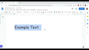 Creating a New Default Text Style in Docs