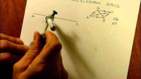 How to Construct a Parallelogram from Diagonals