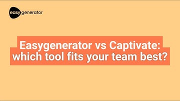 Easygenerator vs. Adobe Captivate | What